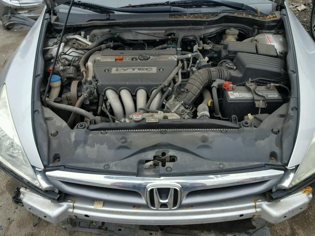 1HGCM56157A014464 - 2007 HONDA ACCORD VAL SILVER photo 7