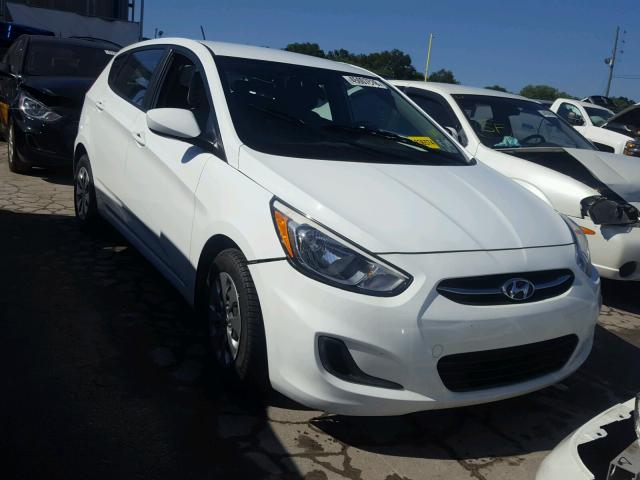 KMHCT5AE5FU224163 - 2015 HYUNDAI ACCENT GS WHITE photo 1