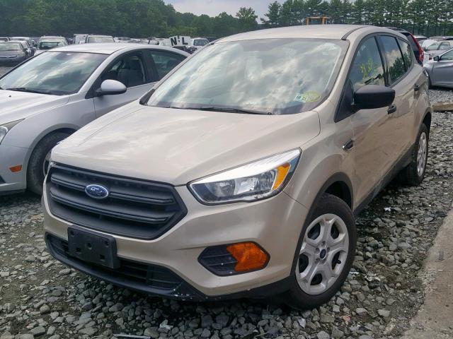 1FMCU0F7XHUA45114 - 2017 FORD ESCAPE S BEIGE photo 2