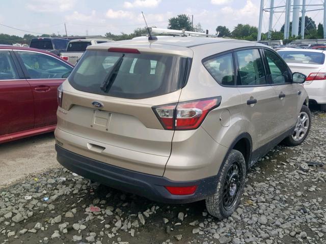 1FMCU0F7XHUA45114 - 2017 FORD ESCAPE S BEIGE photo 4