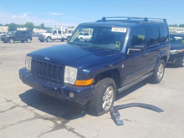 1J8HG48K46C238655 - 2006 JEEP COMMANDER ლურჯი ფოტო 2