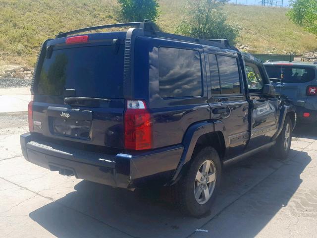 1J8HG48K46C238655 - 2006 JEEP COMMANDER ლურჯი ფოტო 4