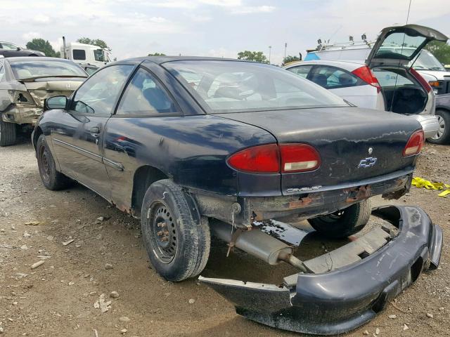 1G1JC1248X7169808 - 1999 CHEVROLET CAVALIER B BLACK photo 3