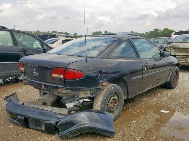 1G1JC1248X7169808 - 1999 CHEVROLET CAVALIER B BLACK photo 4