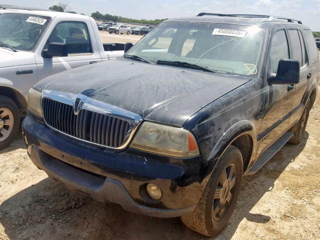 5LMEU68H73ZJ38196 - 2003 LINCOLN AVIATOR 黑色 照片 2