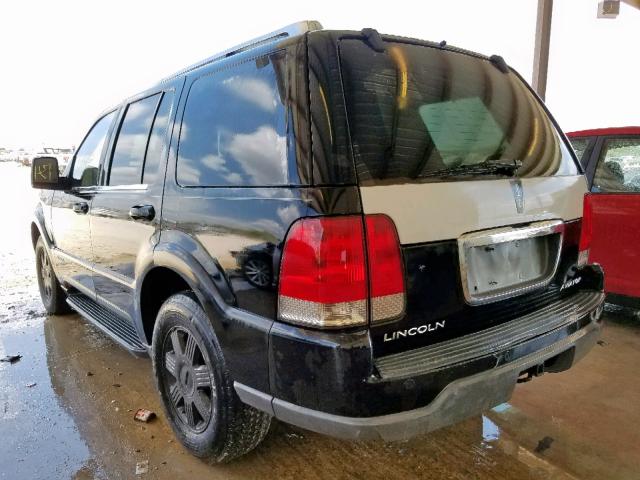5LMEU68H73ZJ38196 - 2003 LINCOLN AVIATOR 黑色 照片 3