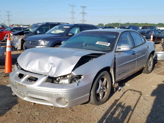 1G2WK52J12F281415 - 2002 PONTIAC GRAND PRIX SILVER photo 2