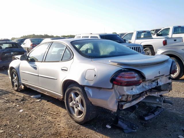 1G2WK52J12F281415 - 2002 PONTIAC GRAND PRIX SILVER photo 3