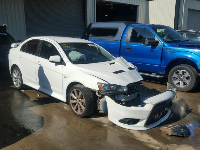 JA32V6FV8AU025978 - 2010 MITSUBISHI LANCER RAL WHITE photo 1