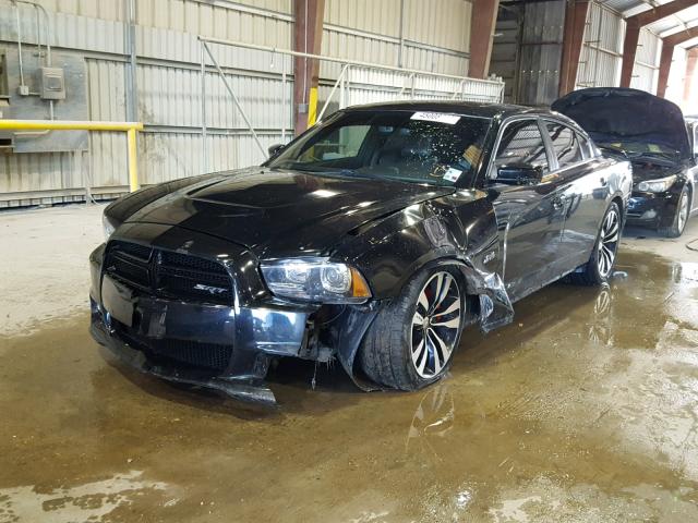 2C3CDXEJXCH117309 - 2012 DODGE CHARGER SR BLACK photo 2