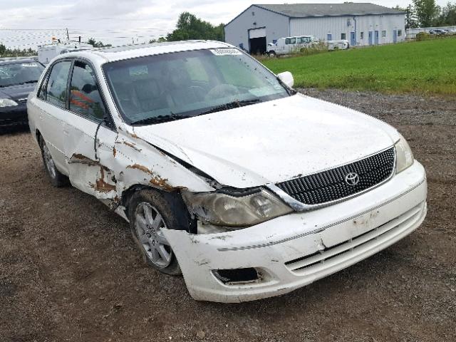 4T1BF28B4YU018686 - 2000 TOYOTA AVALON WHITE photo 1