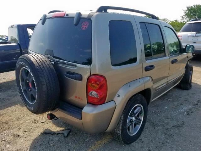 1J4GK38KX3W670277 - 2003 JEEP LIBERTY RE GOLD photo 4