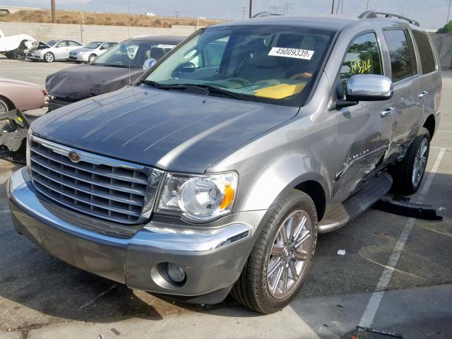 1A8HX58217F584426 - 2007 CHRYSLER ASPEN LIMI GRAY photo 2