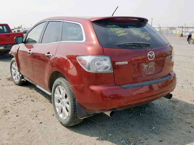 JM3ER293280204306 - 2008 MAZDA CX-7 BURGUNDY photo 3