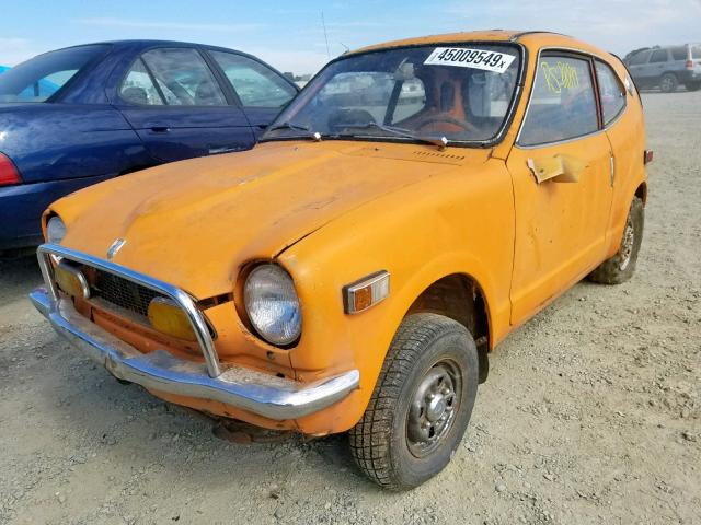 AZ6001009846 - 1972 HONDA 600 ORANGE photo 2