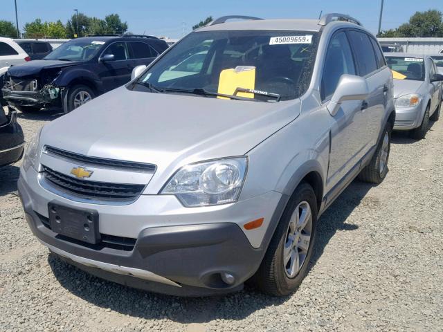 3GNAL2EKXES522885 - 2014 CHEVROLET CAPTIVA LS ნაცრისფერი ფოტო 2