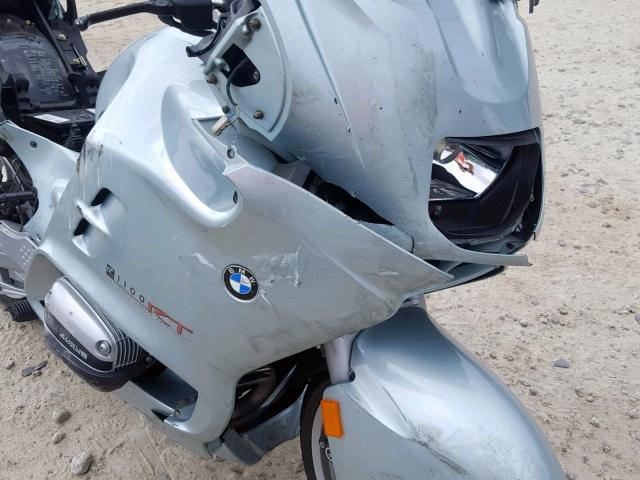WB10418A7XZC64930 - 1999 BMW R1100 RT TURQUOISE photo 9