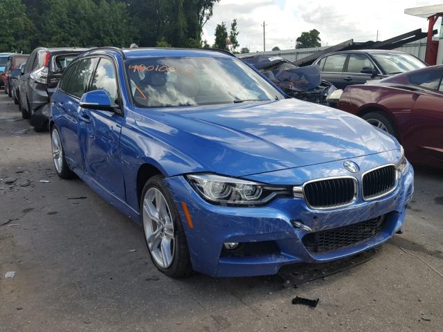 WBA8J1C37HA018445 - 2017 BMW 328 D BLUE photo 1