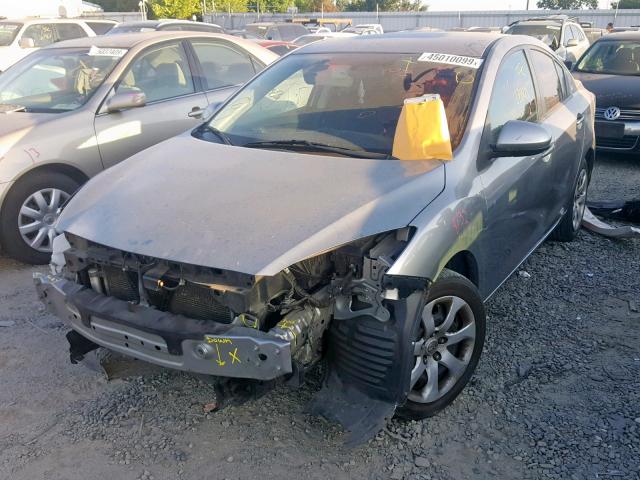 JM1BL1UG4C1552614 - 2012 MAZDA 3 I SILVER photo 2