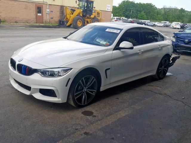 WBA4B3C5XGG528325 - 2016 BMW 435 XI WHITE photo 2