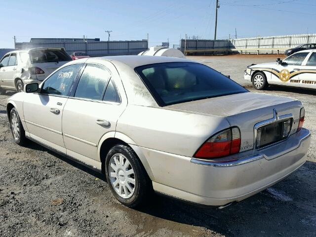 1LNHM86S53Y693230 - 2003 LINCOLN LS TAN photo 3