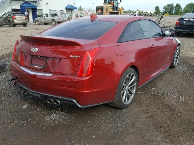 1G6AN1RY6G0100038 - 2016 CADILLAC ATS-V RED photo 4