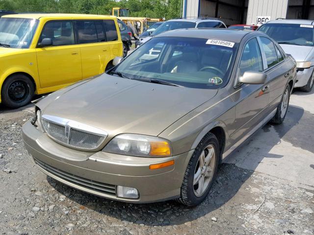 1LNHM87A61Y611394 - 2001 LINCOLN LS GOLD photo 2