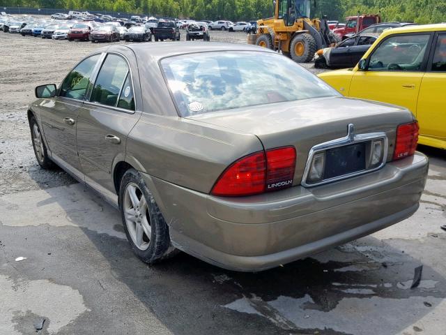 1LNHM87A61Y611394 - 2001 LINCOLN LS GOLD photo 3