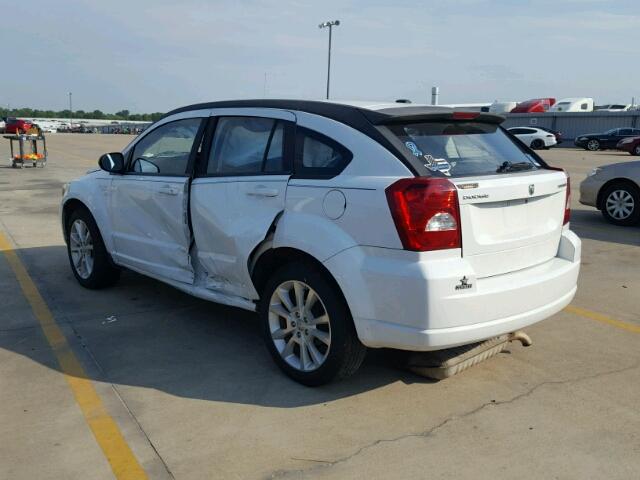 1B3CB5HA5BD141354 - 2011 DODGE CALIBER HE WHITE photo 3