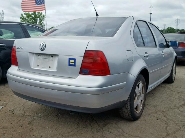 3VWSS29M91M011580 - 2001 VOLKSWAGEN JETTA GLS SILVER photo 4