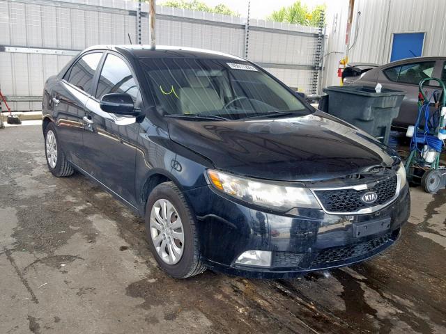 KNAFU4A27C5578848 - 2012 KIA FORTE EX BLACK photo 1