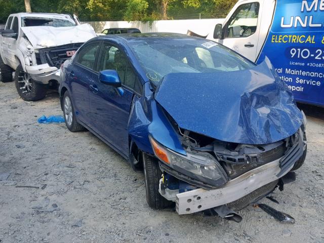 2HGFB2F99CH512928 - 2012 HONDA CIVIC EXL 蓝色 照片 1