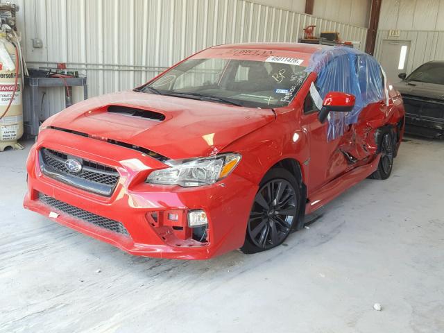 JF1VA1B69H9826739 - 2017 SUBARU WRX RED photo 2