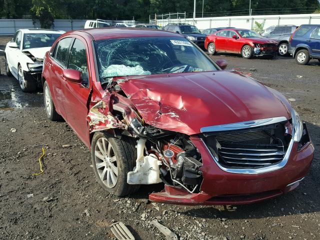 1C3CCBBGXDN533898 - 2013 CHRYSLER 200 TOURIN RED photo 1