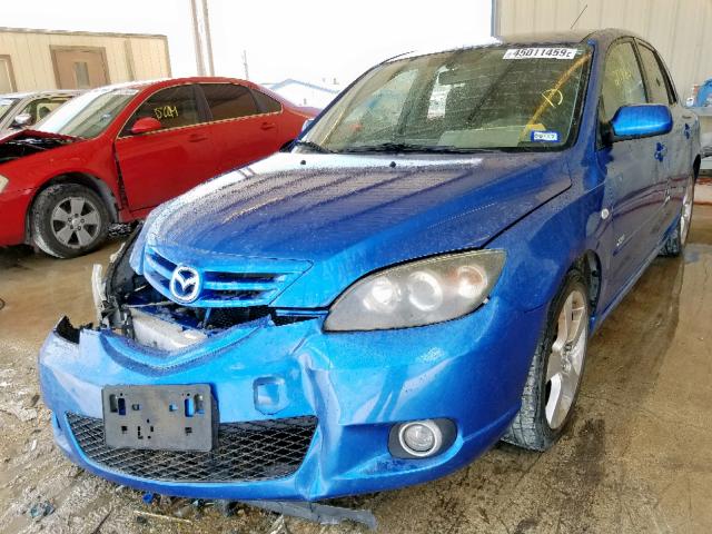 JM1BK143661487544 - 2006 MAZDA 3 HATCHBAC BLUE photo 2