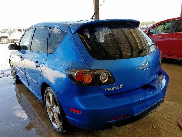 JM1BK143661487544 - 2006 MAZDA 3 HATCHBAC BLUE photo 3