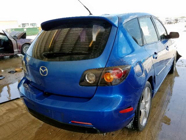 JM1BK143661487544 - 2006 MAZDA 3 HATCHBAC BLUE photo 4