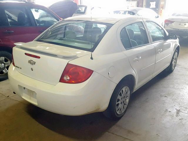 1G1AD5F50A7186553 - 2010 CHEVROLET COBALT 1LT WHITE photo 4