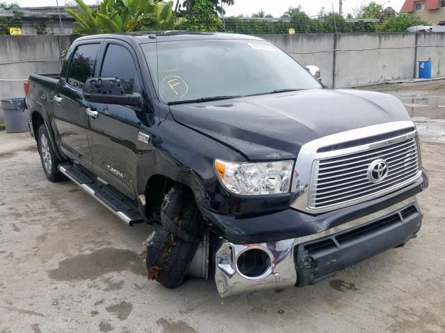 5TFFY5F12AX088882 - 2010 TOYOTA TUNDRA CRE BLACK photo 1