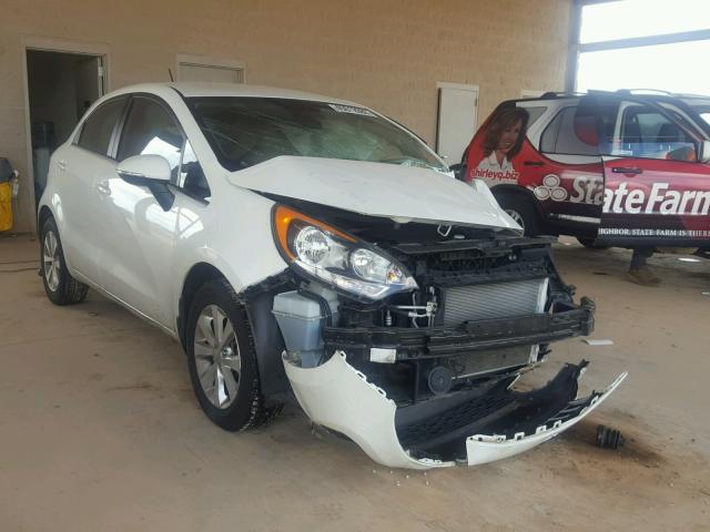 KNADN5A33D6255508 - 2013 KIA RIO EX WHITE photo 1