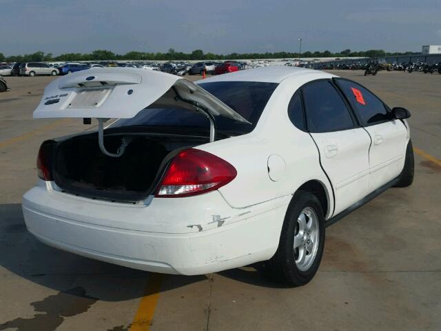 1FAFP55S24A196607 - 2004 FORD TAURUS SES WHITE photo 4