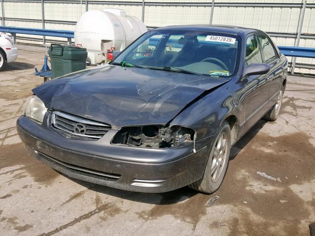 1YVGF22D6Y5169313 - 2000 MAZDA 626 ES GRAY photo 2