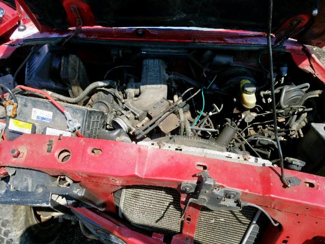 1FTCR11T3LUC08064 - 1990 FORD RANGER RED photo 7