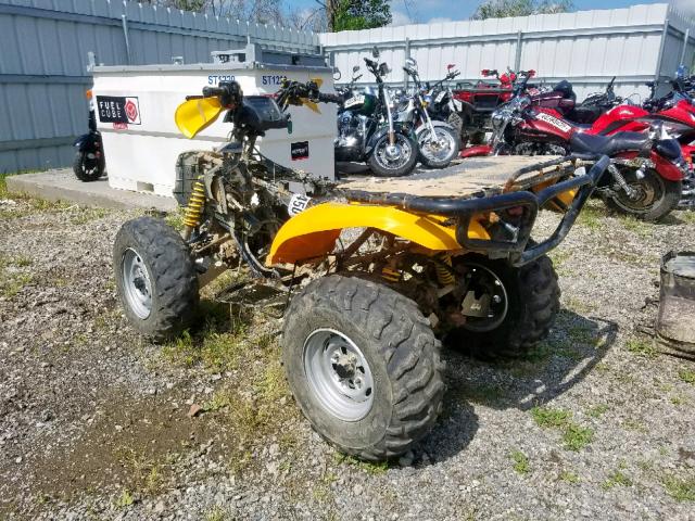 1HFTE3722A4100060 - 2010 HONDA TRX420 FPA YELLOW photo 3