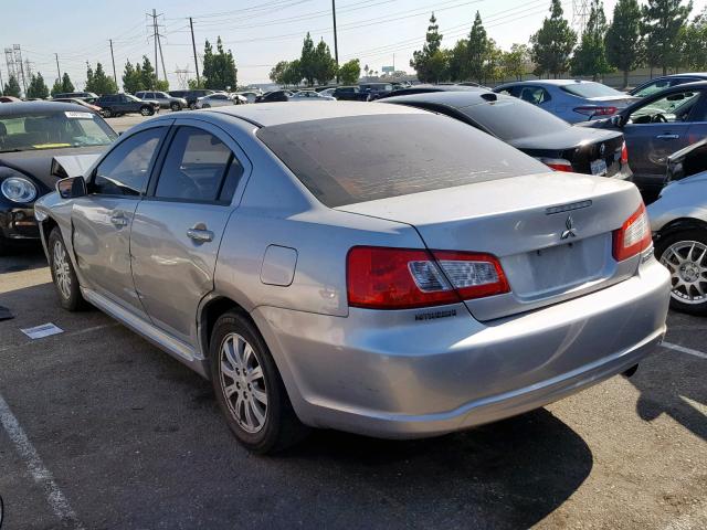 4A32B2FF2AE009648 - 2010 MITSUBISHI GALANT FE SILVER photo 3