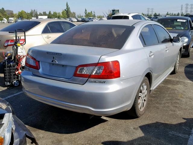 4A32B2FF2AE009648 - 2010 MITSUBISHI GALANT FE SILVER photo 4