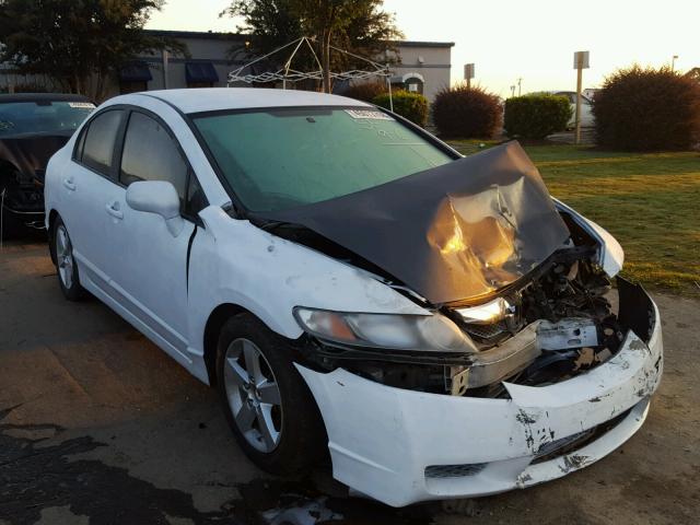 19XFA1F62BE015828 - 2011 HONDA CIVIC LX-S WHITE photo 1