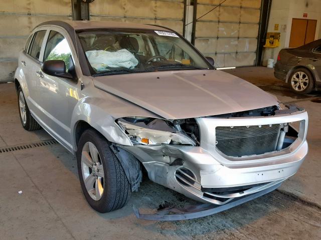 1B3CB4HA9AD607814 - 2010 DODGE CALIBER SX SILVER photo 1