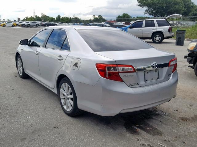 4T1BD1FK8DU065491 - 2013 TOYOTA CAMRY HYBR SILVER photo 3