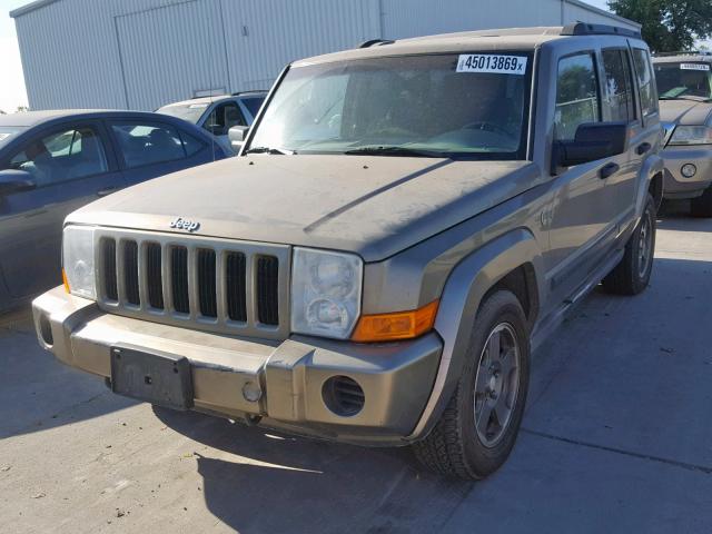 1J8HG48N06C149997 - 2006 JEEP COMMANDER 棕色 照片 2